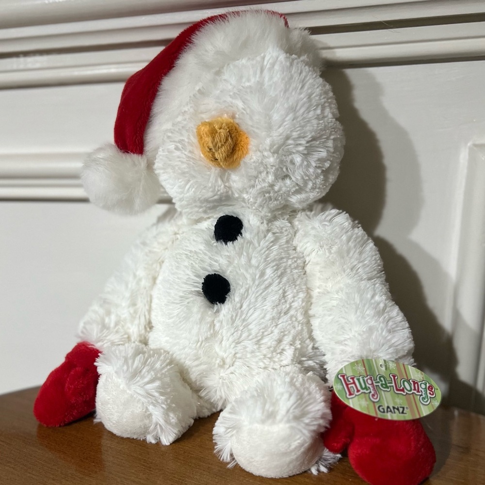 GANZ "Hug-a-Longs" Snowman plush toy - NWT - Picture 2 of 10